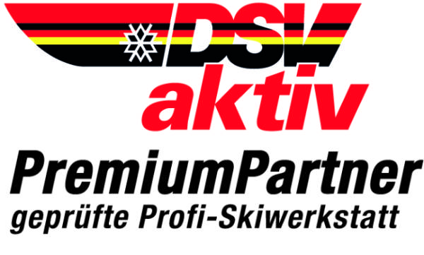 DSV aktiv PremiumPartner Logo der geprüften Profi-Skiwerkstatt – offizieller DSV Ski Partner in Frankfurt